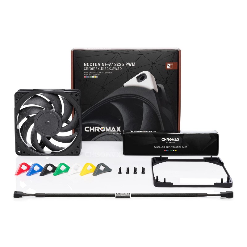 Noctua NF-A12x25 PWM chromax.Black.