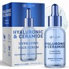 Clear Beauty Hyaluronic & Ceramide Facial Serum - Dermatologist Tested,