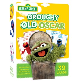 MasterPieces Kids Games - Sesame Street Grouchy Old Oscar - Card Game for Kids and Family - Laugh and Learn