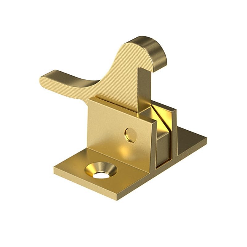 dophee 2Pcs Solid Pure Brass Lock Buckle, Bird Shaped Spring