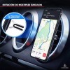 Importeek Soporte Sujetador Celular Anillo Base Auto Rejilla Aire 360