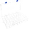 DIFIT Bead Organizer Box Plastic Organizer Box with Dividers Bead