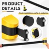Barydat 4 Pcs 16.4 ft Magnetic Retractable Wall Barrier, Wall