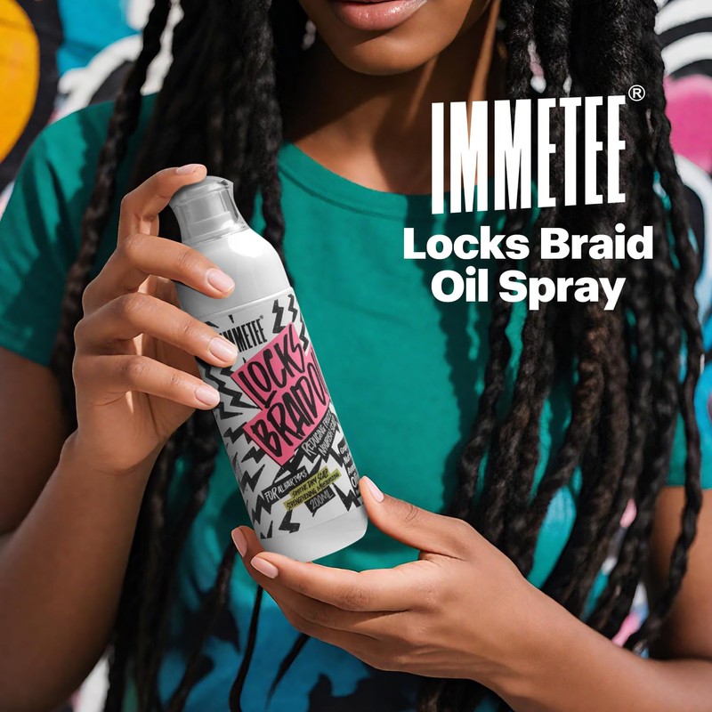 immetee Braid Oil, Braid Spray Frizzy Control Nourish Achy Scalp