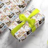 GIOLNIAY Dog Birthday Wrapping Paper for Kids, Boys, Girls -