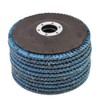 findmall 10 Pcs Flap Discs 4-1/2 x 7/8 Inch 40