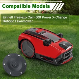Robotic Lawnmower Accessories, 6 Blade Discs Compatible with Freelexo Cam 500 Power X Robotic Lawnmower, Premium Mower Plate Made of Fibreglass Reinforced Plastic (Without Blades)