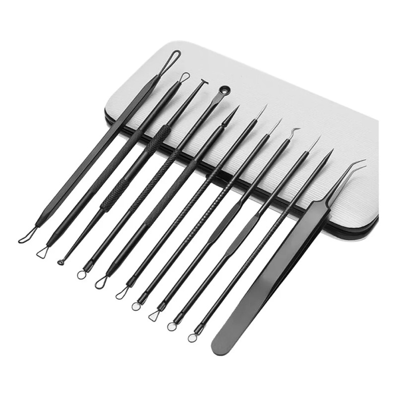 Juego De Herramientas Para El Acné De Acero Inoxidable De