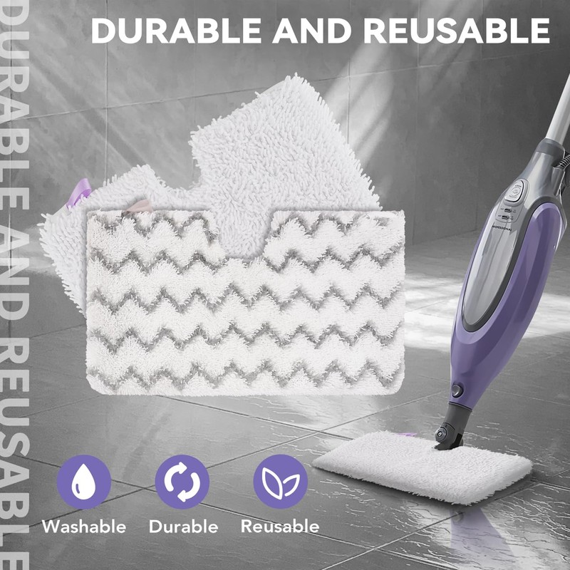 Sgizoku S3501 S3601 Steam Mop Replacement Pads for Shark S3501