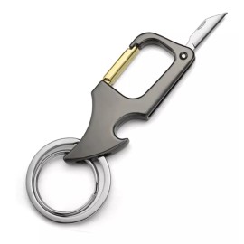 TENDER LIHOME Destapador Llavero Para Coche Multifuncional Con Mini Navaja