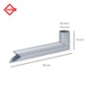 INEFA Gargoyle Downpipe, PVC DN50 / 50 mm Grey Transition