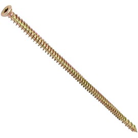 AERZETIX - Set of 20 - Concrete Screws - Direct Attachment without Dowels - Diameter 7.5 x 202 mm - Countersunk Head - DIY - Renovation - C44672