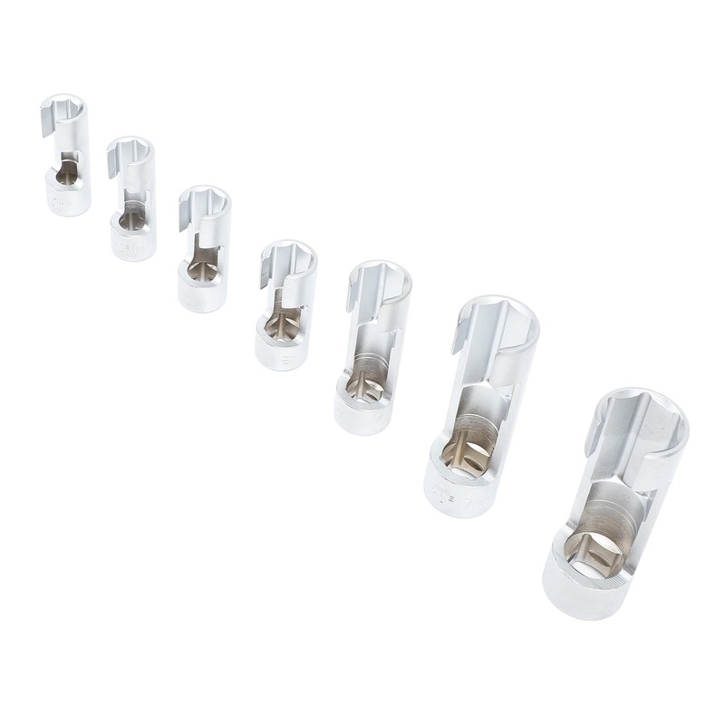 7 Pcs Oxygen Sensor Removal Socket Tool Chromium Alloy Oil
