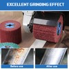 MOGRQAP Sanding Roller Brush Grit 120 Sanding Sleeves Sanding Roll