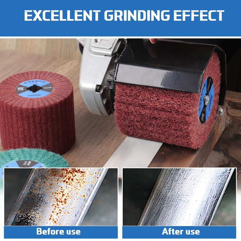 MOGRQAP Sanding Roller Brush Grit 120 Sanding Sleeves Sanding Roll