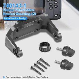 Replacement for 740143-1 Gimbal Bracket Mounting Kit Compatible with Humminbird Helix 5 Series Fish Finders – Adjustable Viewing Angle, Anti-Vibration Design, Durable Marine-Grade Construction