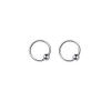 IMINI 20g Sterling Silver Small Hoop Earrings Tragus Cartilage Nose
