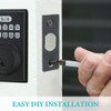 Keyless Entry Door Lock with 2 Handles, Electronic Keypad Deadbolt