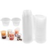 50 Pack Round Food Container Pots with Lids,Reusable Jello Shot