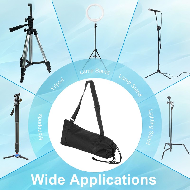PATIKIL Tripod Carrying Case, Nylon Padded Tripod Bag with Handles