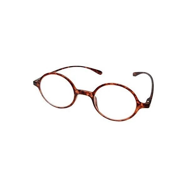 Calabria 721 Flexies SUPER LIGHTWEIGHT Round Reading Glasses Tortoise++0.75