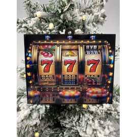 Casino Slot Machine Christmas Ornament