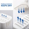 SWAMTIK Shower Caddy Suction Cup Sets, Shower Shelf No Drilling