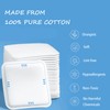 Square Cotton Pads 80 Counts Not to Shed or Fall