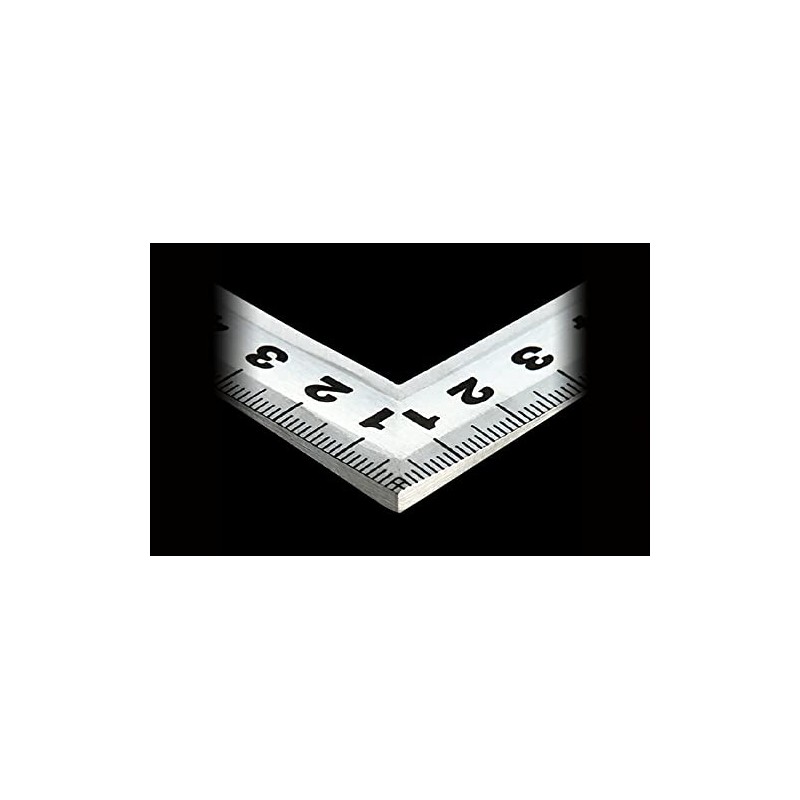 Shinwa Sokutei 10286 Curve Scale, Thick Back, Square Point, JIS