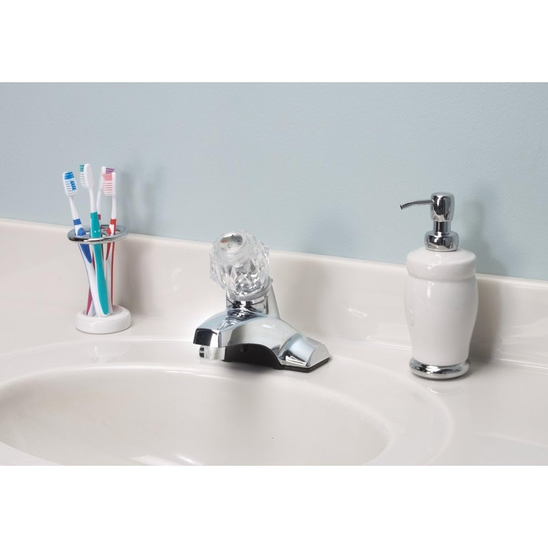GLOBE UNION F4ZZ21CP-JPB3 Single Nonmetallic Handle Lavatory Faucet