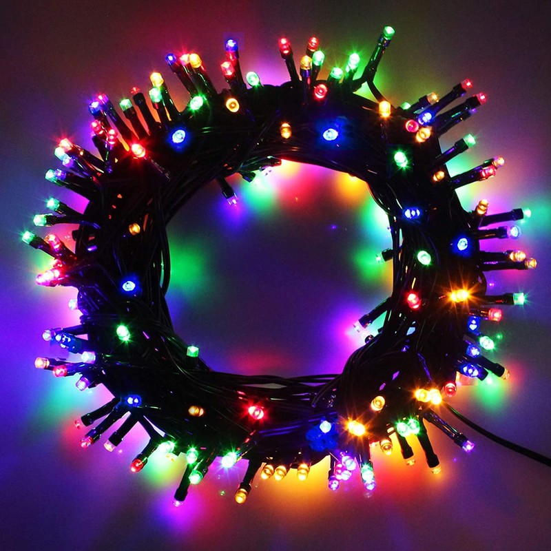 SHATCHI 300 LEDs Fairy String Lights Multicolour Indoor/Outdoor Christmas Tree/Home/Party/Wedding/Garden