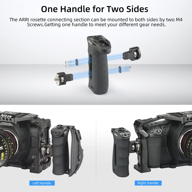 Nitze Side Handle Rosette Side Handle with ARRI Rosette for