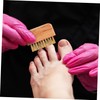 OHPHCALL Wooden Nail Scrub Brush Dense Bristles for Deep Cleaning
