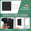 Yaocom 1 Pc Aluminum Attic Vents 6" x 6" Metal