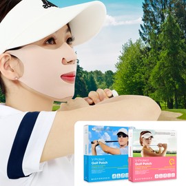 Mad for Courses UV Protect Cool Golf Patch 20 sheets UV protection golf mask pack Sun patch freckle patch golf mask pack for medium size women: 20 sheets / 매드포코스 UV 프로텍트 쿨 골프패치 20매  자외선차단 골프마스크팩 썬패치 기미패치 골프마스크팩 중형여성용:20매