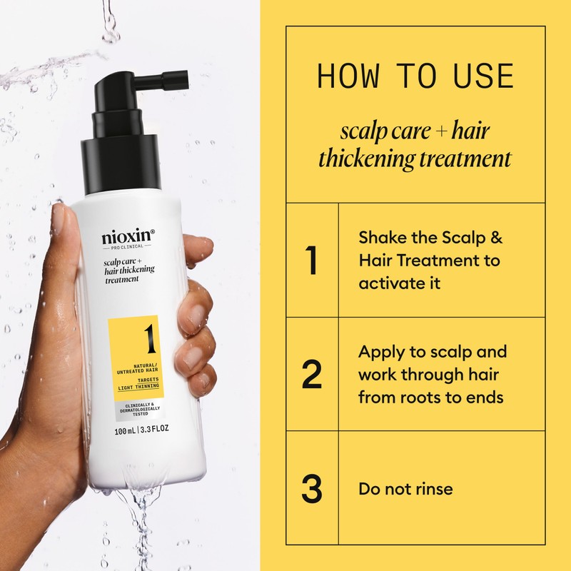 Nioxin System 1 Scalp + Hair Thickening Treatment 100ml