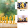 BESPORTBLE Mini Construction Worker Figurines Set, 54Pcs Minature Construction Workers