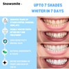 SnowSmile Teeth Whitening Strips, Peroxide Free, Enamel Safe, 14 Strips
