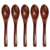 J-kitchens Wooden Lacquered Multi Spoons, Set of 5, Small, 5.1