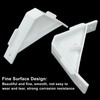 Murtenze 24PCS 90 Degree Cabinet Triangle Bracket, Plastic White Corner