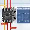 3 Pole 40 Amp Contactor 120VAC Coil, Air Conditioner Condenser