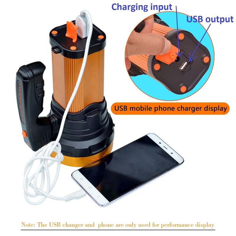 OLIDEAR Heavy Duty Flashlight – Bright Rechargeable Searchlight with 2