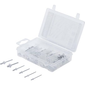 BGS Diy 88142 | Blind Rivets Assortment | Ø 2.4 - 4.8 mm | 70 pcs.