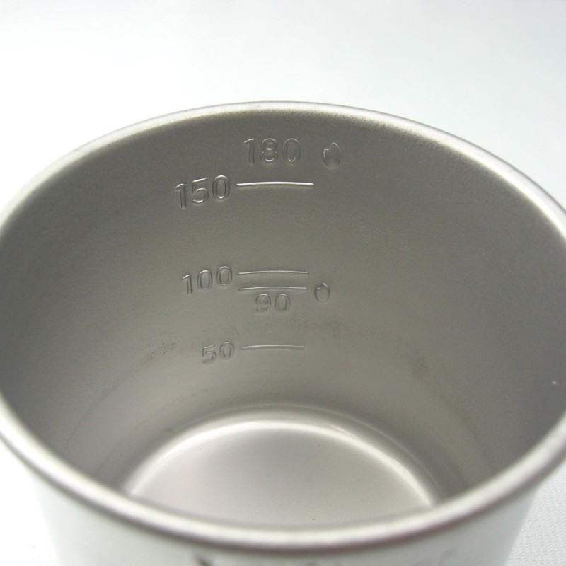 Daiso Japanese Rice Measuring Cup(180cc = 1 Gou Cup) Stainless