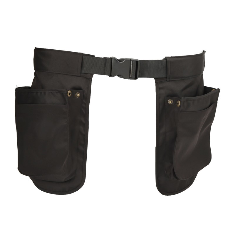 Apron Waist Cover with Plastic Buckle Multiple Pockets Server Aprons