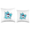 Shark Swimming Swimming goggles Summer Throw Pillow