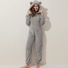 MUMUBREAL Womens Fleece Onesies Pajamas Jumpsuit Warm Sherpa Romper Sleepwear