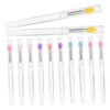 OATIPHO 12pcs Portable Lip Brush Applicator Wands Multi Purpose Makeup
