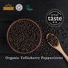 Ausha Organic Tellicherry Black Peppercorns 500g Whole | 2**Star GREAT