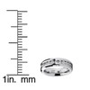 Ladies Eternity Titanium Ring 2.4 Carat Cubic Zirconia Wedding Band